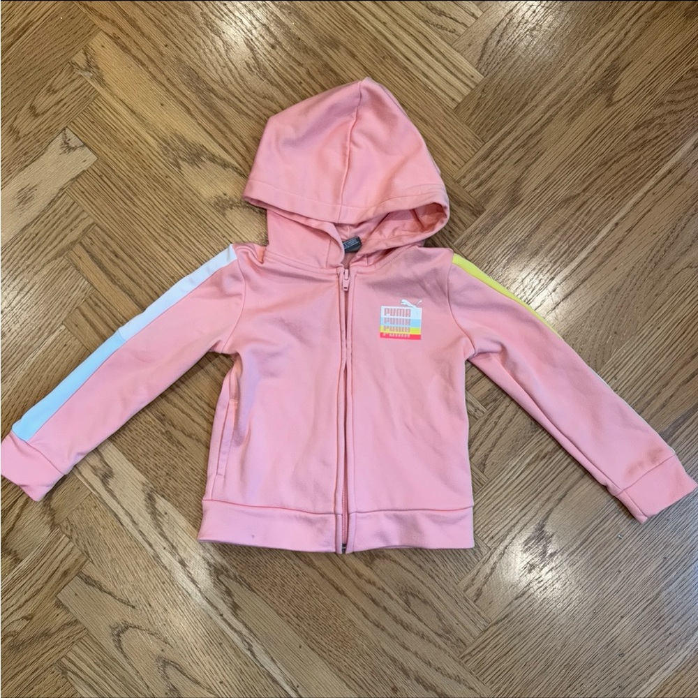 4/$20 Puma NWOT Pink Hoodie size Toddler 2T cute!